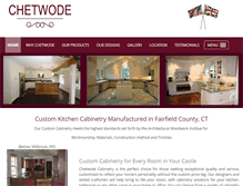 Tablet Screenshot of chetwodecabinetry.com